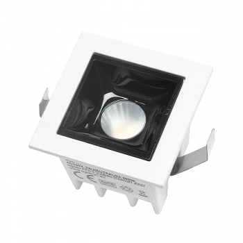 Lampa sufitowa podtynkowa LED 2W 160lm 3000K biała JDl-1T 576-uniw DomenoLED