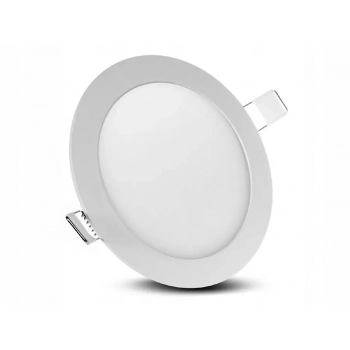 Lampa sufitowa wpuszczana okrągła LED 6W 480lm 6000K biała 166-uniw DomenoLED