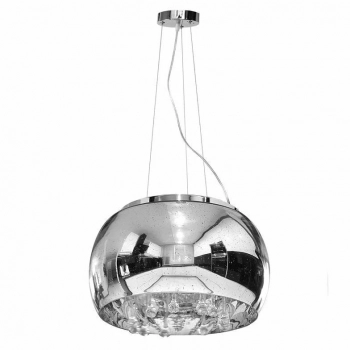 Lampa wisząca z Prześwitami krople wody 40cm 5xG9 srebrna 518-uniw DomenoLED
