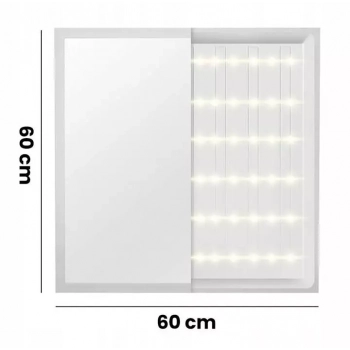 Panel LED natynkowy 60x60 40W 5200lm 4000K PL-C05 biały