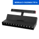 Lampa LED do szyn magnetycznych 48V łamana 12W 960lm 3000K DDCX-GDZD12 - TYP A 907-uniw DomenoLED