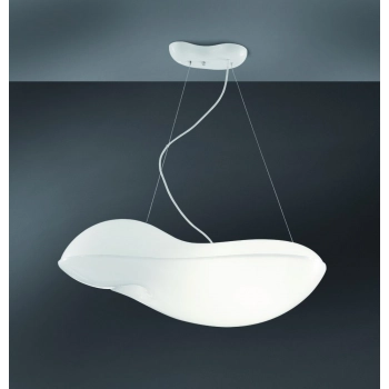 Beluga lampa wisząca 3 x E27 biała Elkim Lighting