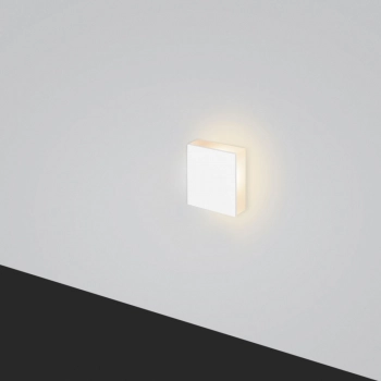 Lesel 008A XL lampa ścienna  schodowa wbudowywana LED 1W biała Elkim Lighting