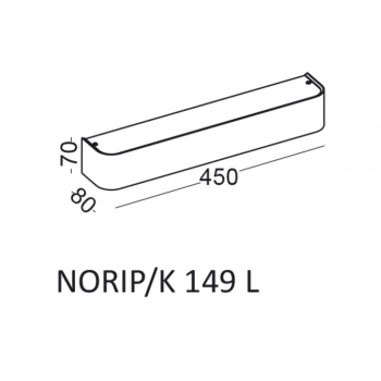 Norip/K 149 L kinkiet LED 2x6W biały