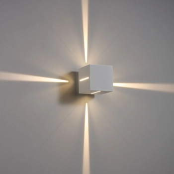 Quatro 300/4 IP65 lampa ścienna, kinkiet zewnętrzny LED 4 x 3W biały Elkim Lighting