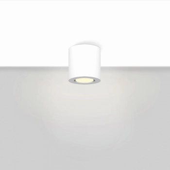 Round 007 lampa sufitowa GU10 PAR16 biała Elkim Lighting