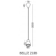 Bell/Z 210B lampa wisząca LED 5W czarna