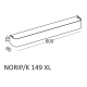 Norip/K 149 XL kinkiet LED 2x8W czarny
