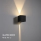 Quatro 300/2 IP65 kinkiet LED 2x3W 2x8° czarny