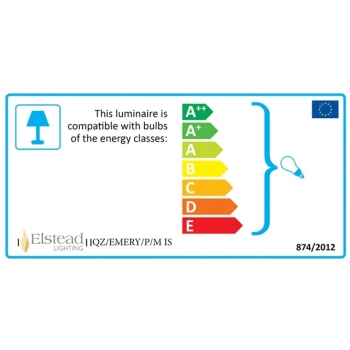 Emery lampa wisząca nikiel QZ/EMERY/P/M IS