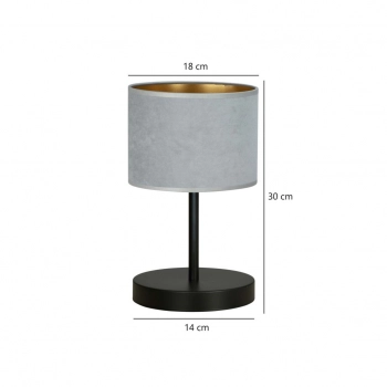 Hilde LN1 BL Gray lampka stołowa E27 1050/LN1