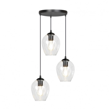 Istar 3 Premium BL Transparent lampa wisząca E27 679/3PREM Emibig Lighting