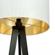Aston lampa podłogowa E27 biało-złota 1147/LP1