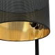 Estrella lampa podłogowa E27 czarno-złota 1156/LP1