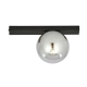 Emibig Lighting Fit 1 lampa sufitowa E14 czarna, klosz grafitowy 1122/1