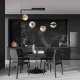 Soma 4 lampa sufitowa 4xE14 czarna, klosze grafitowe 1290/4