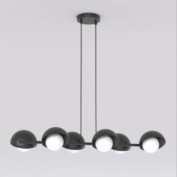 Boom 6 Black lampa wisząca 6xG9 1589/6 czarna Emibig