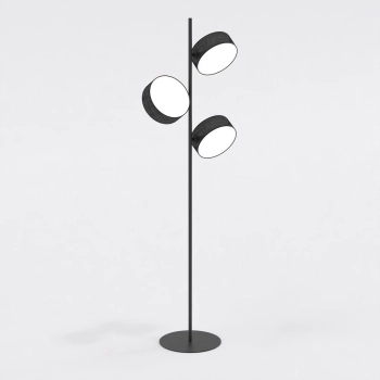 Drumz LP3 Black lampa podłogowa 3xE14 1562/LP3 czarna Emibig