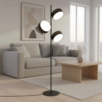 Drumz LP3 Black lampa podłogowa 3xE14 1562/LP3 czarna