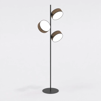 Drumz LP3 Brown lampa podłogowa 3xE14 1563/LP3 brązowa Emibig