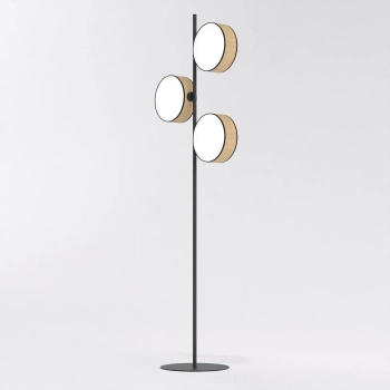 Drumz LP3 Rattan lampa podłogowa 3xE14 1565/LP3 brązowa