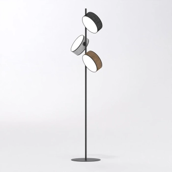 Drumz LP3 Mix1 lampa podłogowa 3xE14 1566/LP3 czarna Emibig