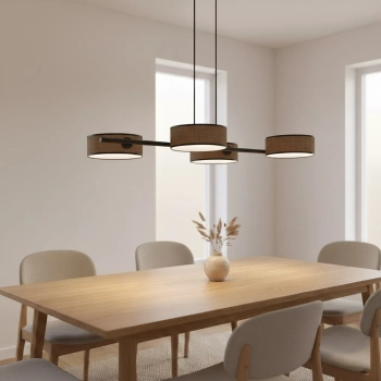 Drumz 4 Brown lampa wisząca 4xE14 1563/4 brązowa