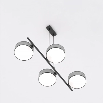 Drumz 4 Gray lampa wisząca 4xE14 1564/4 szara