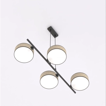 Drumz 4 Rattan lampa wisząca 4xE14 1565/4 brązowa