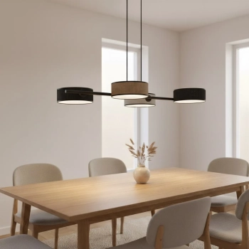 Drumz 4 Mix1 lampa wisząca 4xE14 1566/4 czarna