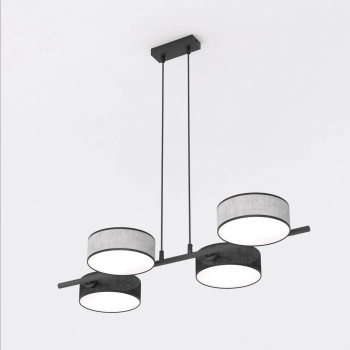 Drumz 4 Mix2 lampa wisząca 4xE14 1567/4 czarna