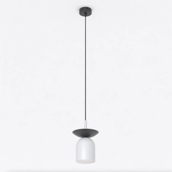 Ego 1 BL Gray lampa wisząca 1xE14 1611/1 szara Emibig
