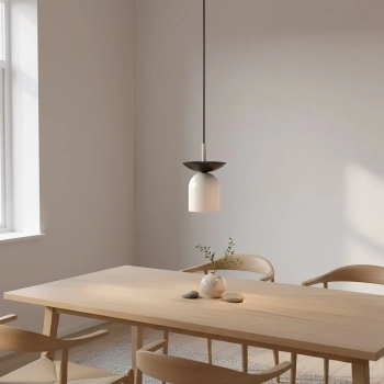 Ego 1 BL White lampa wisząca 1xE14 1613/1 biała