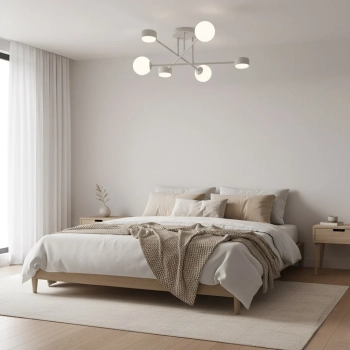 Holon 6 Gray lampa sufitowa 3xG9 3xGX53 1561/6 biała