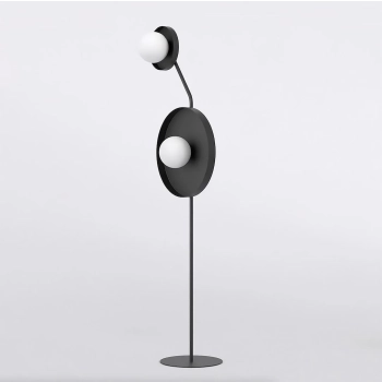 Kiss LP2 Black lampa podłogowa 2xG9 1607/LP2 czarna