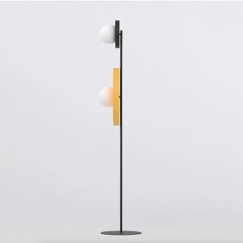 Kiss LP2 BL Orange lampa podłogowa 2xG9 1610/LP2 czarna