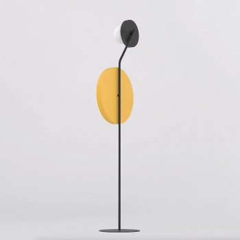 Kiss LP2 BL Orange lampa podłogowa 2xG9 1610/LP2 czarna