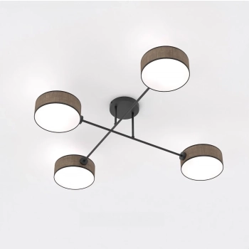 Maga 4 Brown lampa sufitowa 4xE14 1569/4 brązowa Emibig