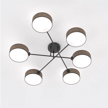 Maga 6 Brown lampa sufitowa 6xE14 1569/6 brązowa