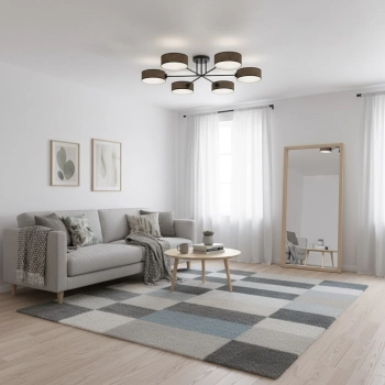 Maga 6 Brown lampa sufitowa 6xE14 1569/6 brązowa