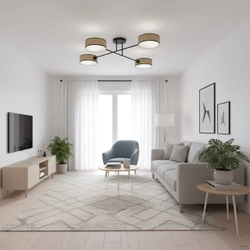 Maga 4 Rattan lampa sufitowa 4xE14 1571/4 brązowa