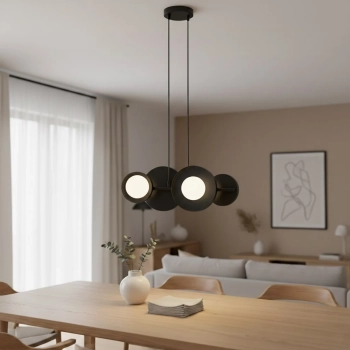 Model 4 Black lampa wisząca 4xG9 1486/4 czarna