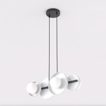 Model 4 BL White lampa wisząca 4xG9 1487/4 biała