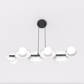 Model 6 BL White lampa wisząca 6xG9 1487/6 biała