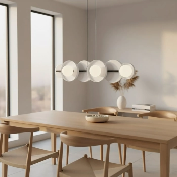 Model 6 BL Gray lampa wisząca 6xG9 1489/6 szary