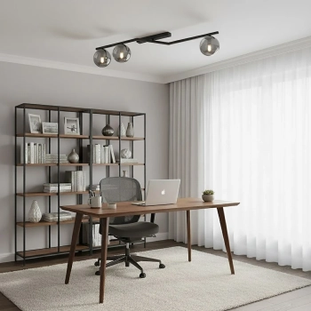 Naton 3 BL Grafit lampa sufitowa 3xE14 1509/3 czarna