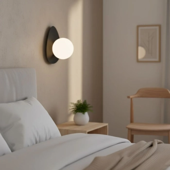 Ovo K1 Black kinkiet 1xG9 1527/K1 czarny