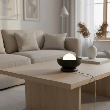 Ozzy LN1 Black lampka biurkowa  1xG9 1515/LN1 czarna