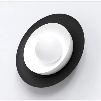 Poppi K1 BL White kinkiet 1xG9 1519/K1 czarny Emibig