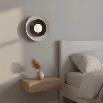 Poppi K1 WH Black kinkiet 1xG9 1521/K1 biały